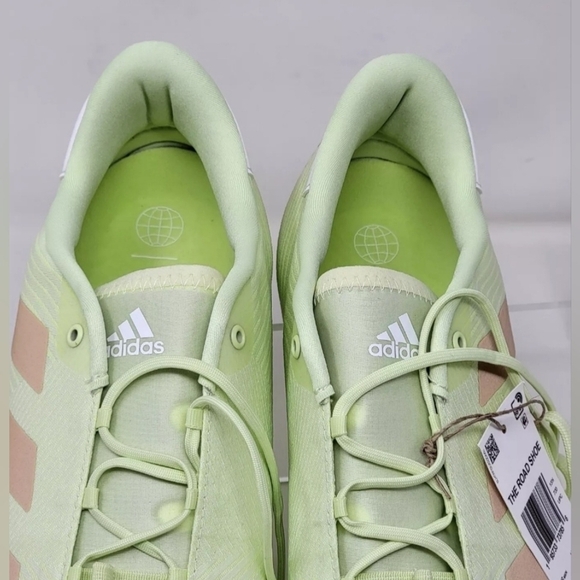 Adidas The Road Cycling Shoes Unisex Lime Pulse Green Gold Unisex Size Multi New